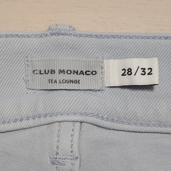 NWT CLUB MONACO Super slim Tea Lounge denim pants - Picture 14 of 15